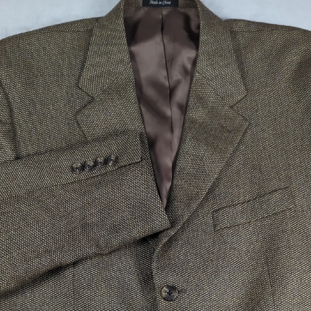 Lauren Ralph Lauren 100% Lambswool‎ Mens 3 Button Blazer Size 42L